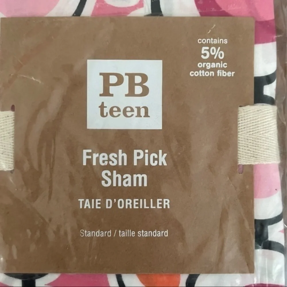PB teen‎ fresh pick standard sham pillow case NEW